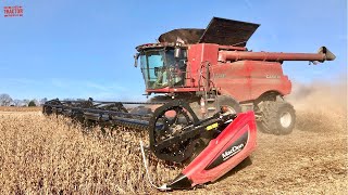 CASE IH 9250 AxialFlow Combine Operators Experience [upl. by Chrisy789]