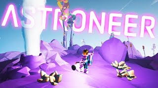 Landed On A Beautiful Moon But Everything Wants To Murder Me in Astroneer [upl. by Nirrek]