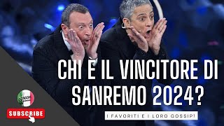 SANREMO 2024 CHI E IL VINCITORE [upl. by Ennairam963]