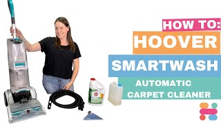 How to Use Hoover Carpet Cleaner Full Tutorial [upl. by Meyer]