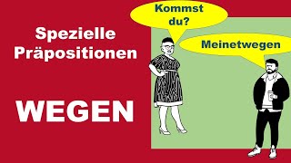 Ist die Präposition WEGEN mit Dativ korrektes Hochdeutsch Deutsch B2 [upl. by Ahsined739]