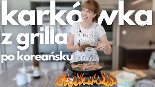 Najlepsza KARKÓWKA Z GRILLA  po koreańsku  koreański grill w domu Pycha [upl. by Agnot]