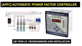 LampT RPM 14 APFC controller program and wiring RPM14 apfc controller [upl. by Abdella]