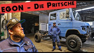 Mechaniker Baut Diesen Mercedes Vario 4x4 Pritsche zum Camper Um [upl. by Galloway]