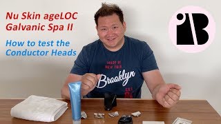 Nu Skin Galvanic Spa II – How to Test the Conductor Heads [upl. by Aivatra594]