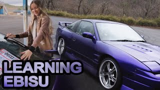 Learning to Drift the 180sx at Ebisu [upl. by Alhak]