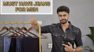 5 MUST HAVE JEANS FOR MEN 2022  JEANS GUIDE 101 [upl. by Clementius]