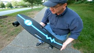 Caroma 32 Inch Electric Skateboard Review [upl. by Faunie]