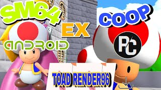 SM64EX COOP  Android Port  TOAD RENDER96  dynos pack [upl. by Harlene]