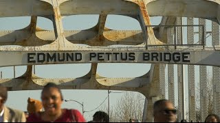 Edmund Pettus Bridge Crossing  TROY TrojanVision News [upl. by Htebi]