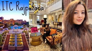 ITC Rajputana Jaipur Vlog complete hotel tour review amp experience [upl. by Jaynes94]