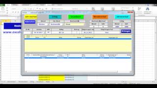 EinnahmeÜberschussRechnung geschäftlich oder privat auf Basis einer Excel Datei Excel VBA [upl. by Alcott878]
