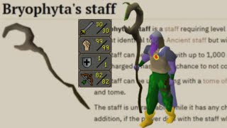 BRYOPHYTAS STAFF F2P PKING OSRS COMBAT LVL 58  99 STRENGTH  STEROIDS [upl. by Jareb767]