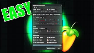 How To Get THE BEST Export Settings FL Studio [upl. by Darcee]