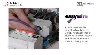 Easywire MID Certified DIN Rail Meters and Current Transformers from Rayleigh Instruments [upl. by Langan55]