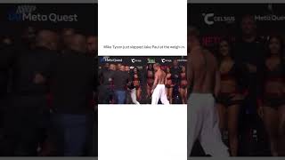 Mike Tyson slapped Jake Paul at weighin 😱😱😱😱 [upl. by Svensen957]