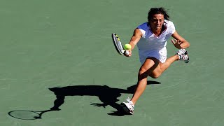 Francesca Schiavone Tweener vs Alona Bondarenko 2010 US Open [upl. by Sylvan]