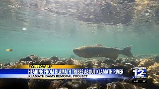 Klamath Tribe responds to Lower Klamath Dam removal completion [upl. by Blessington]