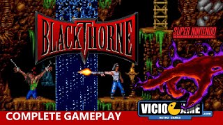 🎮 Blackthorne Super Nintendo Complete Gameplay [upl. by Eniahs]