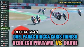 DUEL PANAS veda ega pratama vs alvaro carve hingga garis finnish [upl. by Ahsetra]