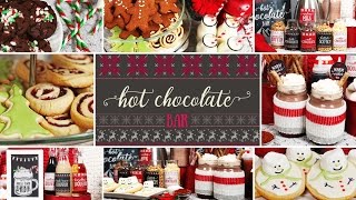 Hot Chocolate Bar  Holiday Party Ideas [upl. by Kery]