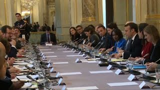 Climat un think tank à lElysée pour préparer One planet Summit [upl. by Notneb]