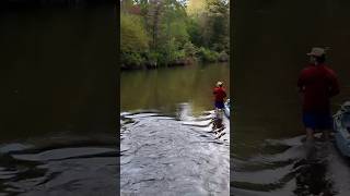 River Bass Fishing in Fall bassfishing fishing fish river shorts outdoors [upl. by Elleirua]