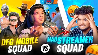 😨DFG MOBILE📱 SQUAD HAKKER🤬GAMEPLAY  MAD STREAMER😭 4 VS 4🔥 FREE FIRE IN TELUGU dfg freefire [upl. by Oruhtra50]