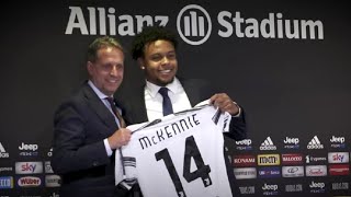 🙌 WELCOME WESTON  McKennie Tours The Allianz Stadium  Juventus [upl. by Nnylaehs516]