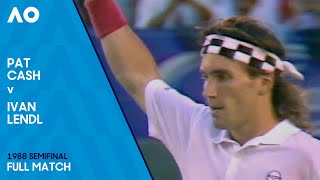 Pat Cash v Ivan Lendl Full Match  Australian Open 1988 Semifinal [upl. by Bergman]