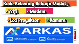 Rekening Belanja Modal Wifi Modem LCD Proyektor Kamera  Arkas 412 [upl. by Askwith]