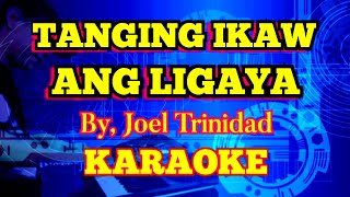 Tanging Ikaw Ang Ligaya  Karaoke  By Joel Trinidad  Criskirk1001 [upl. by Aissatsan]