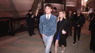 Anwar Hadid and Nicola Peltz leaving the Tom Ford Fashion Show [upl. by Lecrad74]