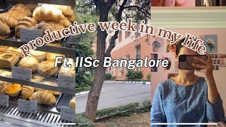 A realistic week in university Mess Food Shopping Lab Work PhD student diaries Bangalore vlog [upl. by Annuahs]