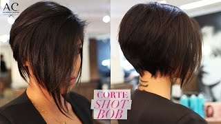 COMO FAZER CORTE SHORT BOB [upl. by Garda]