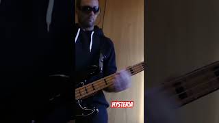 Muse  Hysteria Bass Cover  Iconic Bass Line muse hysteria iconicbasslines basscovers [upl. by Whit]