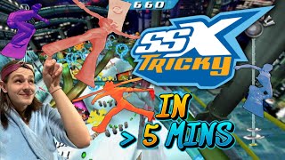 My Favorite Game Ever IN LESS THAN 5 MINUTES SSX TRICKY [upl. by Ralli]