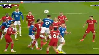 CalvertLewin goal vs Liverpool  Everton vs Liverpool 20 Highlights All Goals [upl. by Delisle]