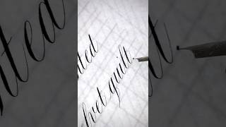 Copperplate Calligraphy calligraphyforbeginners handwriting pointedpencalligraphy art [upl. by Richella]