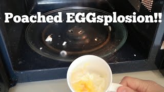 Poach Eggs In The Microwave [upl. by Jammin]