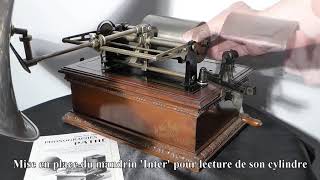 Phonographe à cylindre Pathé modèle n° 2 [upl. by Bixby]