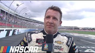 Allmendinger reflects on winning third straight Roval race  NASCAR Xfinity Series [upl. by Dorraj768]