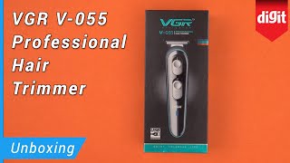 VGR V055 Professional Hair Trimmer Unboxing [upl. by Nirac170]