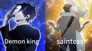 Saintess and the Demon Kings Forbidden Love Manhwa Recap [upl. by Syah]