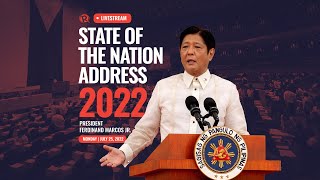 SONA 2022 President Ferdinand Marcos Jrs first State of the Nation Address [upl. by Ainav]