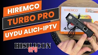 HIREMCO TURBO PRO  UYDU ALICI VE IPTV CİHAZI  HISILICON İŞLEMCİLİ [upl. by Nevar]