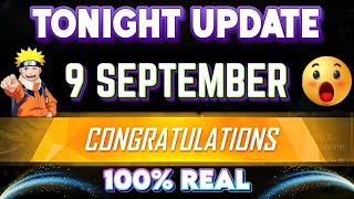 9 September 2024 🔥 FREE FIRE NEW EVENT  UPCOMING UPDATE IN FREE FIRE  TONIGHT UPDATE OF FREE FIRE [upl. by Anahsahs]