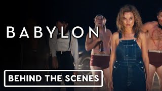 Babylon  Official Behind the Scenes Clip 2022 Brad Pitt Margot Robbie Tobey Maguire [upl. by Regdirb387]