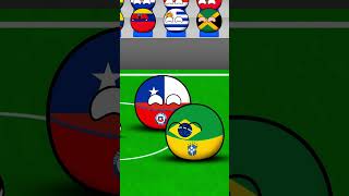 Argentina VS Brasil Countryballs [upl. by Moguel702]