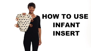 How Do I Use Infant Insert  Original Baby Carrier  Ergobaby [upl. by Gravante]